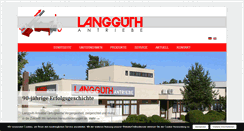 Desktop Screenshot of langguth-antriebe.de