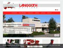 Tablet Screenshot of langguth-antriebe.de